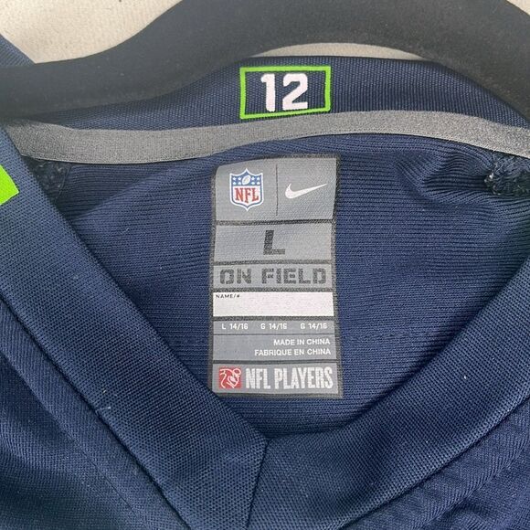 NIKE RUSSELL WILSON #3 SEATTLE SEAHAWKS YOUTH JERSEY FTL-04-242 - Picture 6 of 6